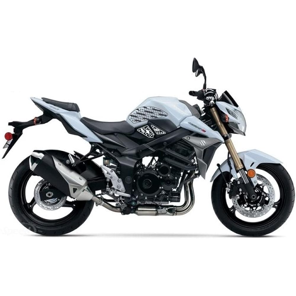 STOMPGRIP Traction Pad Tank Kit Elastomer Resin Black GSR750(12-15) GSX-S750(15) 55-10-0110B