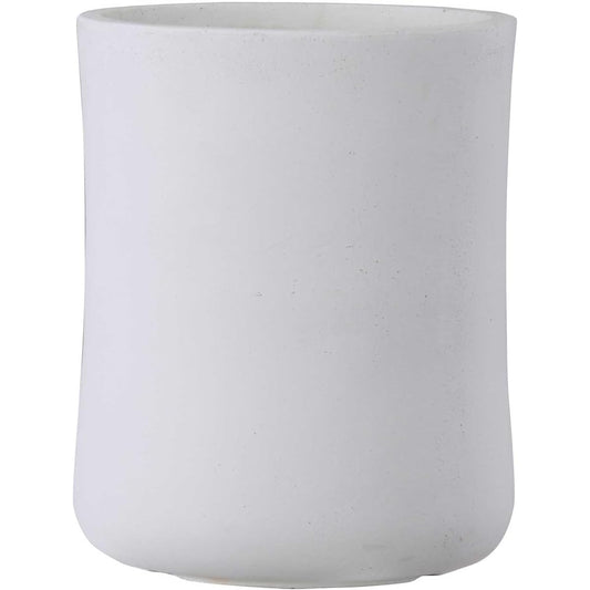 Green Pot Basque Middle 44cm White GA-0544WH