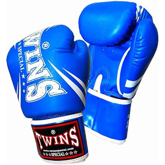 Twins Boxing Gloves PU Leather DM31 Blue