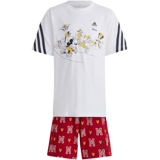 [Adidas] Top and Bottom Set Kids Disney Mickey Mouse T-Shirt Setup ECU97