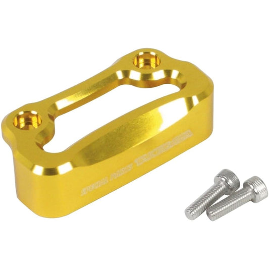 Special parts Takegawa machined aluminum master cylinder guard gold general purpose (APE50/APE100/GROM/Z125PRO/NINJA250R etc.) 06-08-3033