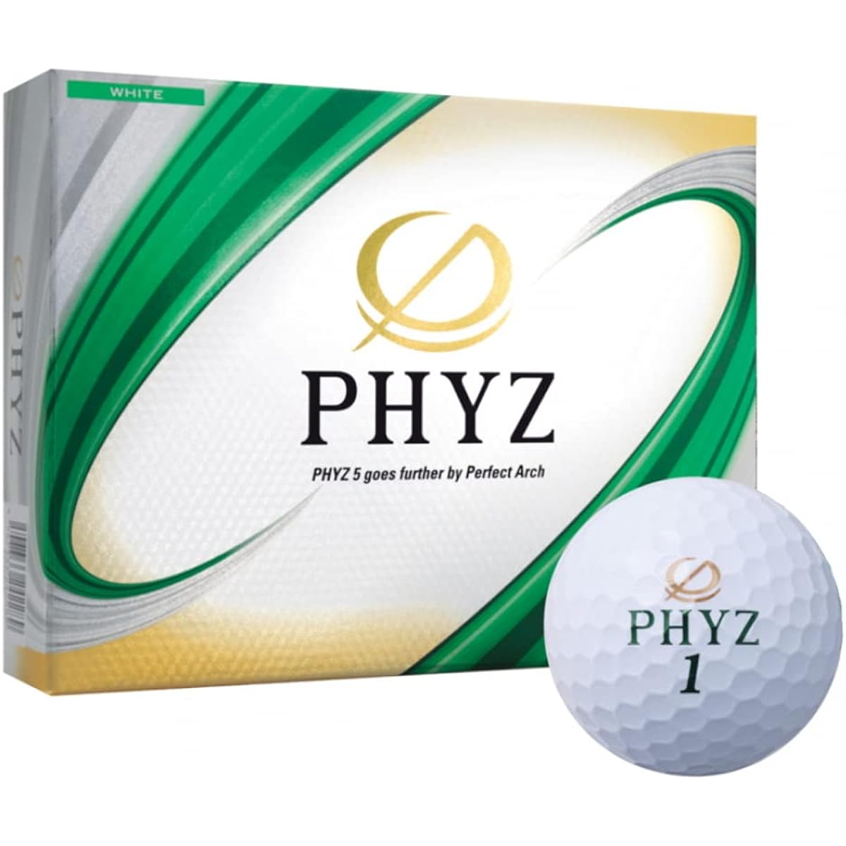 BRIDGESTONE PHYZ5 White P9WX 1 dozen 12 balls) Golf Ball Official Ball