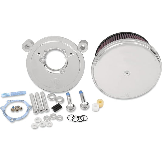 ARLEN NESS 18-790 Chrome Big Soccer Stage II Air Filter Kit Cover