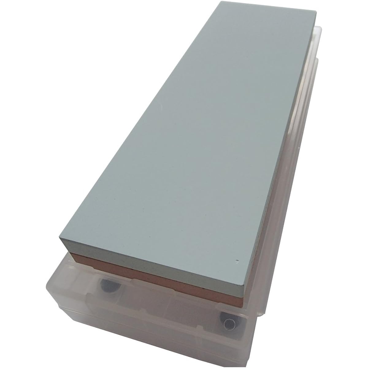 NANIWA Professional Whetstone Goken Shin Twin (Set of 2) #3000/#5000 Includes sharpening stand and storage case 210 x 70 x 10 mm NW-3050