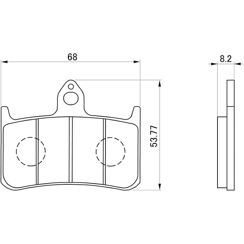 Daytona Motorcycle Brake Pad Golden Pad