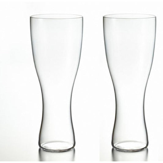 Shotoku Glass Usuhari Glass Beer Glass Pilsner 355ml Wooden Box Set of 2