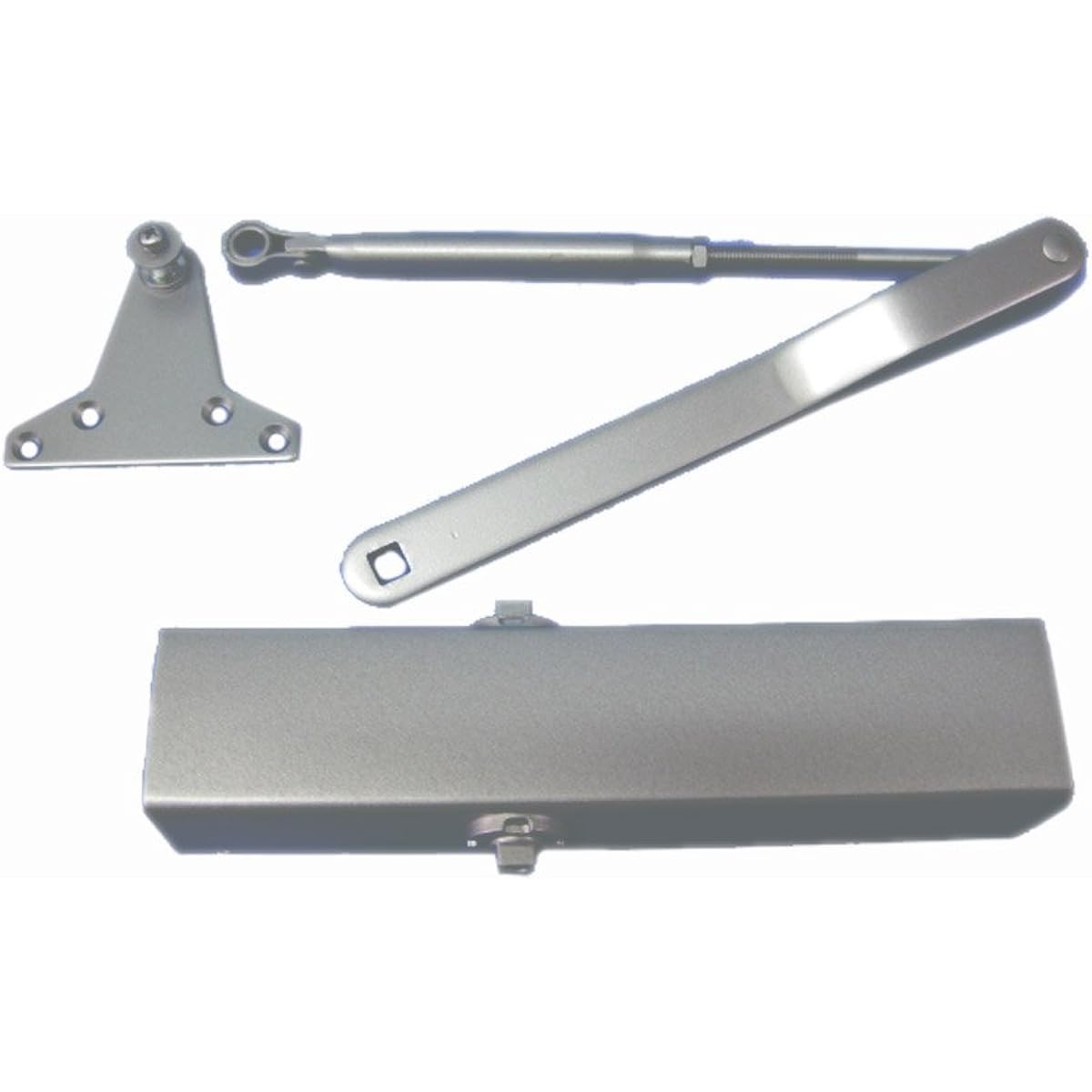 Ryobi door closer with 3 valve latching action S-122P silver