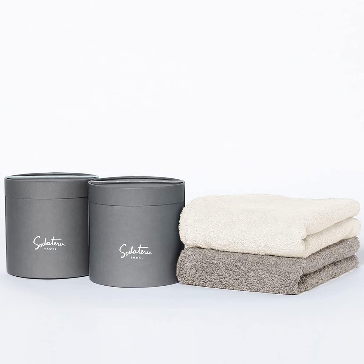 Nurture Towel ``Feel'' Bath Towel Gift Set of 2 (Moon Greige x Mist)