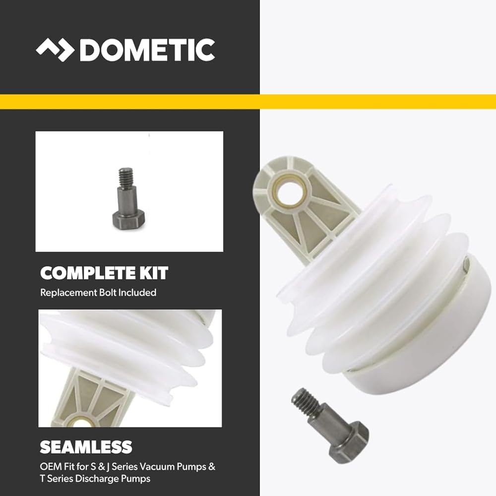 DOMETIC 385230980 Pump Bello Kit White 9.9 x 5.4 x 4.1 inch