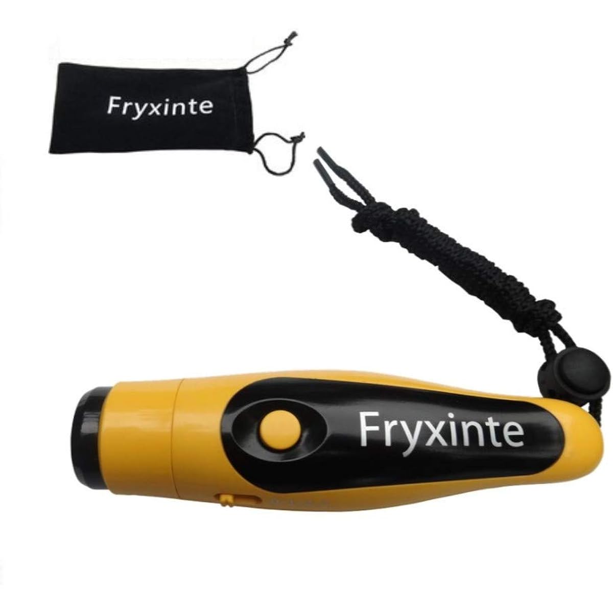 Electronic whistle, 3 types of sound source, lightweight, hygienic, referee, team competition, disaster prevention, crime prevention, mountain climbing, pest control (yellow)