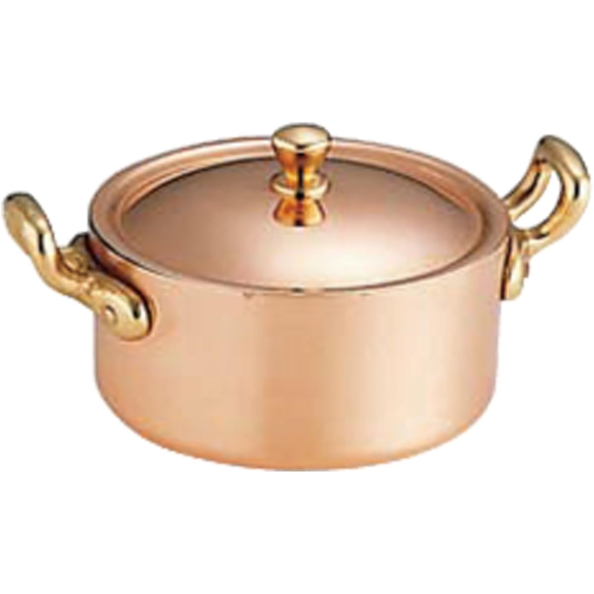 Yamashita Kogei Copper Petit Pan with both hands 12cm (530cc) 04-0844-1305