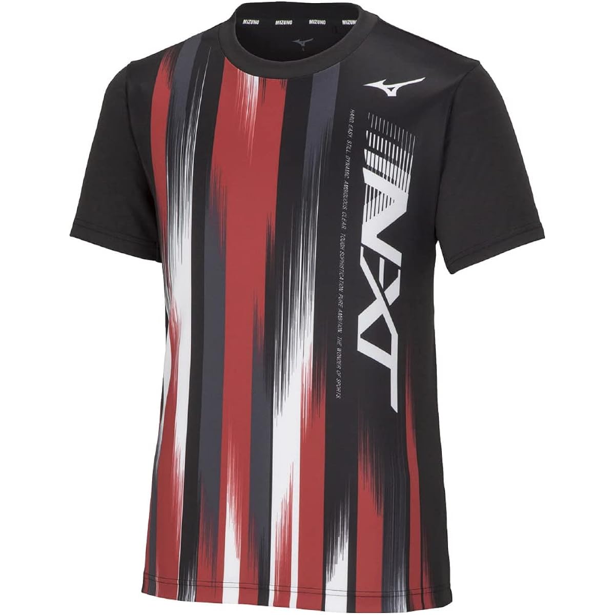 [Mizuno] Tennis Wear N-XT Practice Shirt, Short Sleeve, Sweat Absorbent, Quick Drying 62JAAZ12