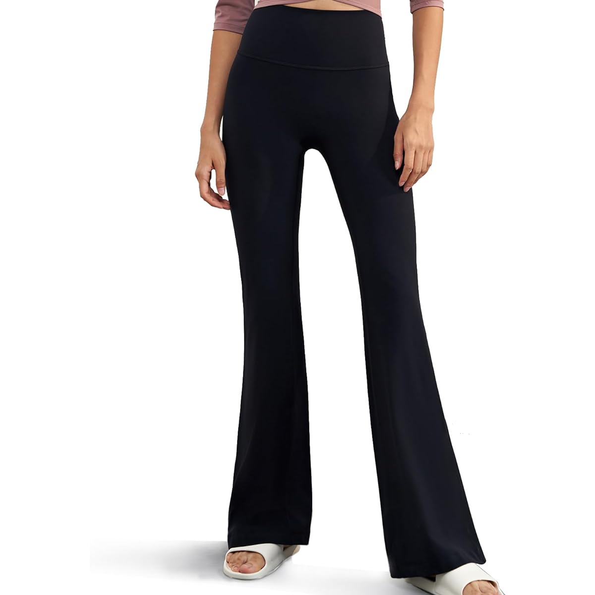 [IRCOLVE] Eyecoff Yoga Pants, Flare, Women's, Jazz Pants, Yoga Wear, Dance Pants, Flare Pants, Ballet Pants, Bootcut Pants, Women's, Jersey Bottom, Sportswear, Breathable, Quick Drying