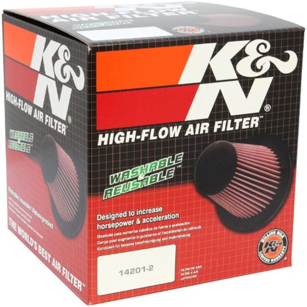 K & N RU-2960 Universal Clamp-on Air Filter 6-inch FLG, 7-1/2 inch B 5 inch T 5 inch H