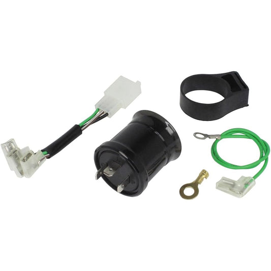 Special parts Takegawa wide range flasher relay (3 poles, sound type) general purpose (DC12V vehicle) 05-08-0433