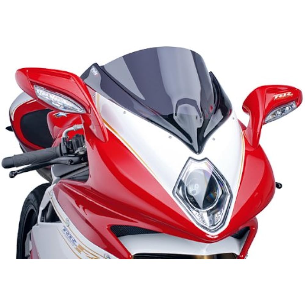 Puig 6478F RACING-SCREEN [DARK SMOKE] HONDA CBR600RR(13-15) Puig Screen Cowl Motorcycle Bike Parts