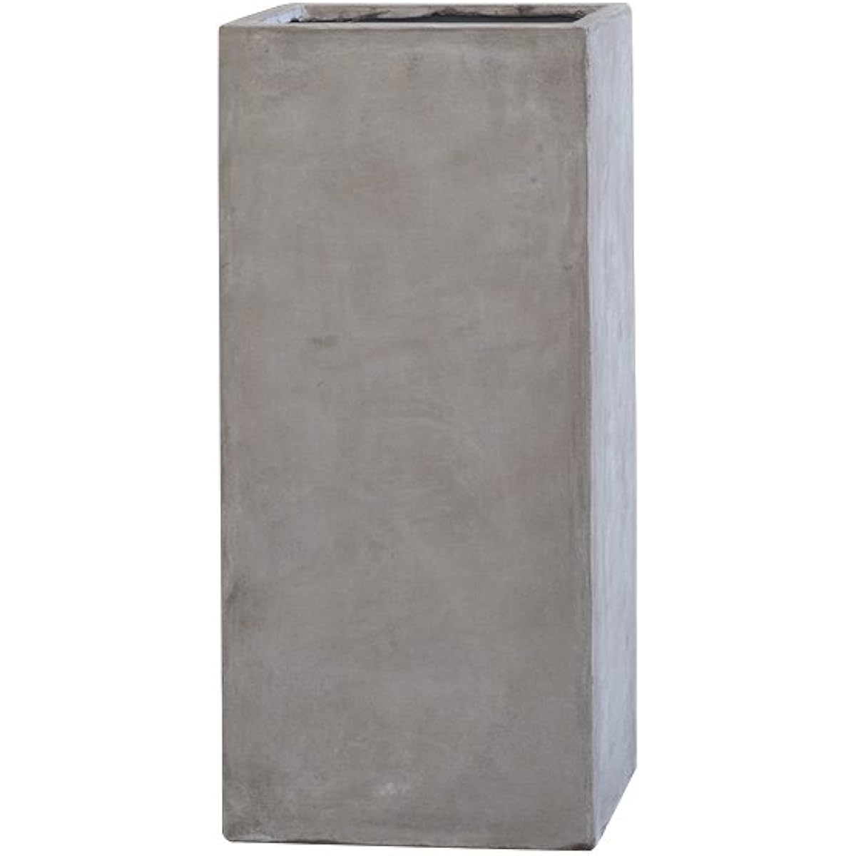 Clay Planter TERRA-MENT TallCube55 LIGHT GRAY 910-107-181