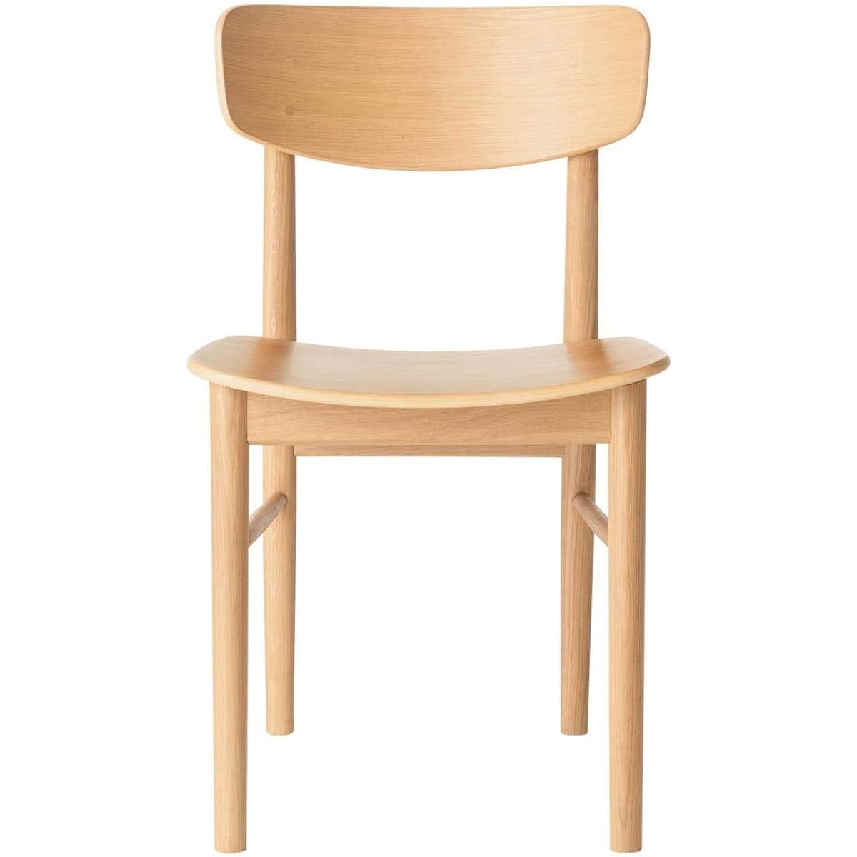 MUJI Round Chair Oak Wood Width 45 x Depth 51 x Height 77cm 82009255