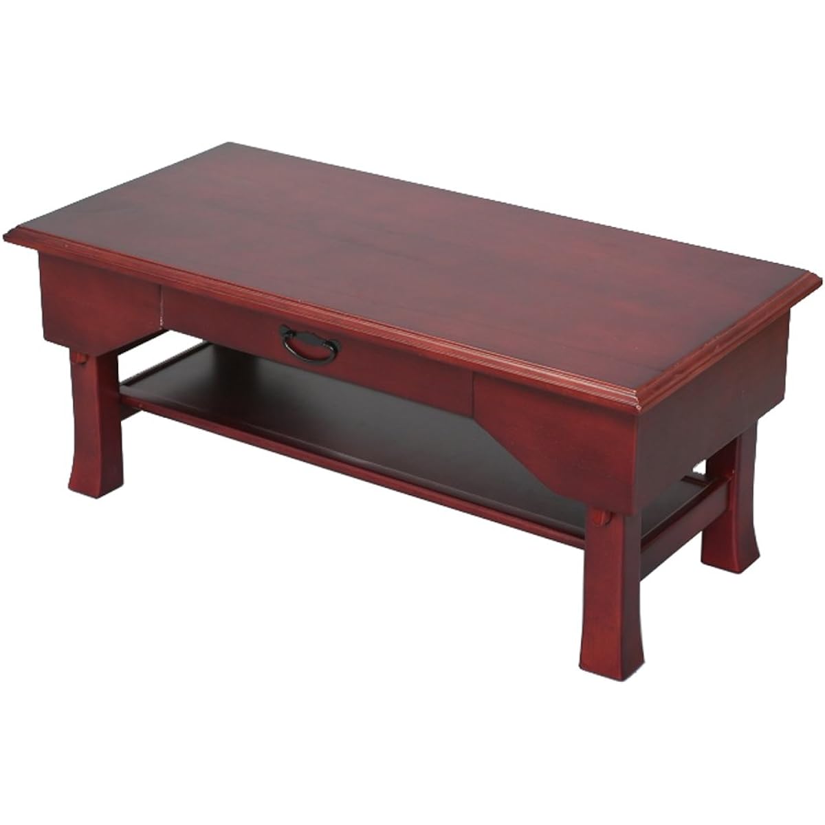 Osmak Sutra Desk, Writing Desk, Offering Table, Memorial Table, Sutra Copying Desk, Drawer, Folding, Compact, Made of Paulownia, Width 60cm, Brown SXDX-600BR