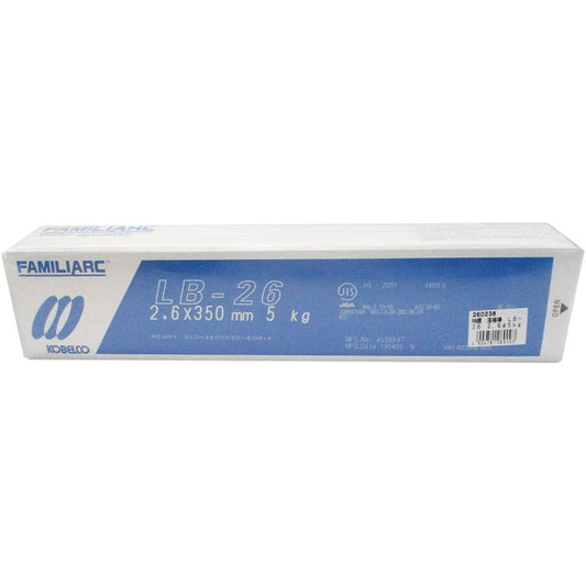 KOBELCO (Kobe Steel) Welding rod LB-26 2.6 x 350mm x 5Kg 260238