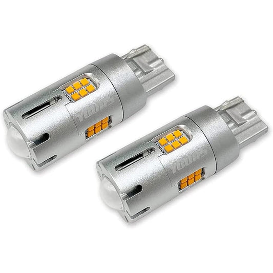 YOURS Corolla Cross LED Turn Signal Valve with Projector Built-in Resistor [2 pieces 1 set] [2000LM Explosive Light Bulb] Turn Signal COROLLA COROSS Toyota TOYOTA y310-004 [2] M