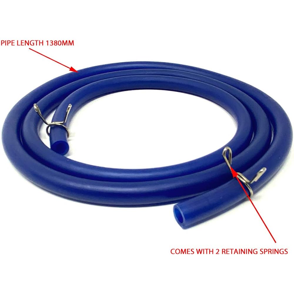 Blue diameter 5mm fuel line pipe auto -by curve letter