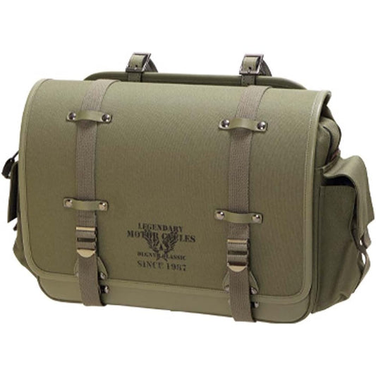 DEGNER Military Taste Nylon Saddle Bag Khaki 12L NB-132