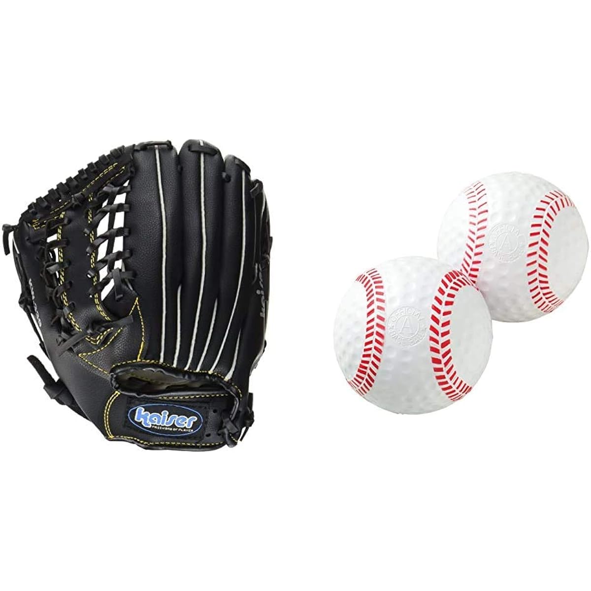 Kaiser Glove 10.5 inch for left-handed pitcher KW-339 Baseball Catchball Practice For Upper Elementary School Students Softball Leisure Family Sports