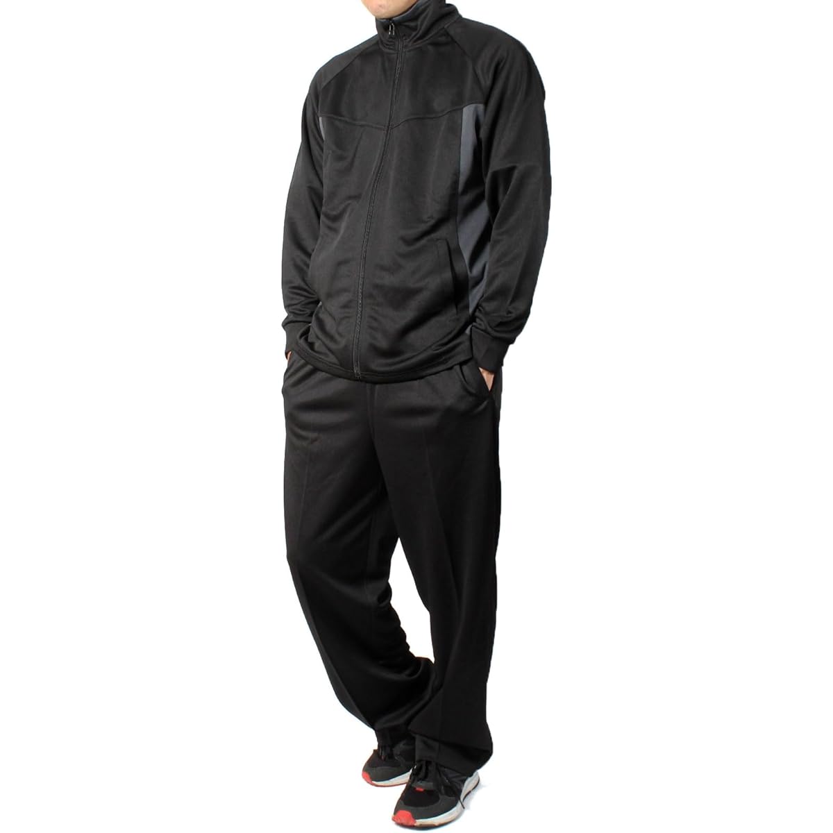 [Stayland] Jersey top and bottom set, long sleeve, simple, plain, smooth fabric, men's