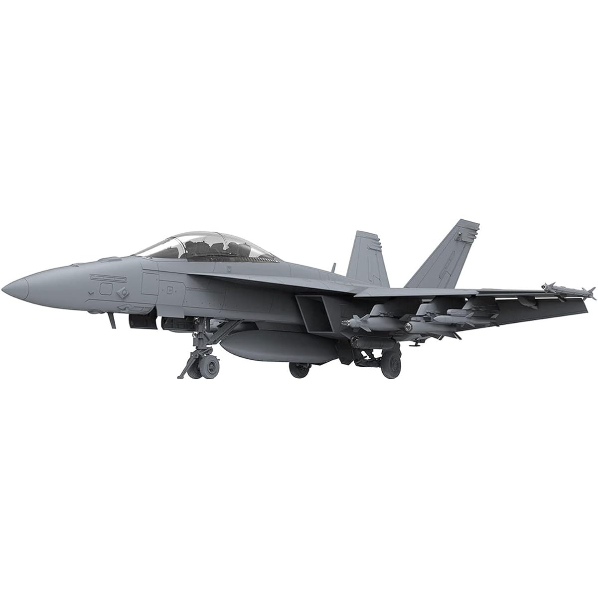 Mon Model 1/48 U.S. Navy Boeing F/A-18F Super Hornet Fighter Two-Seat Plastic Model MLS013