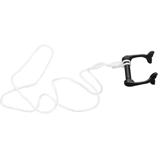Freediving Nose Clip Swimming Nose Clip Lost Prevention Skin-friendly Anti-Slip Adjustable for Swimming Diving Training Plastic + Silicone Material (Black)