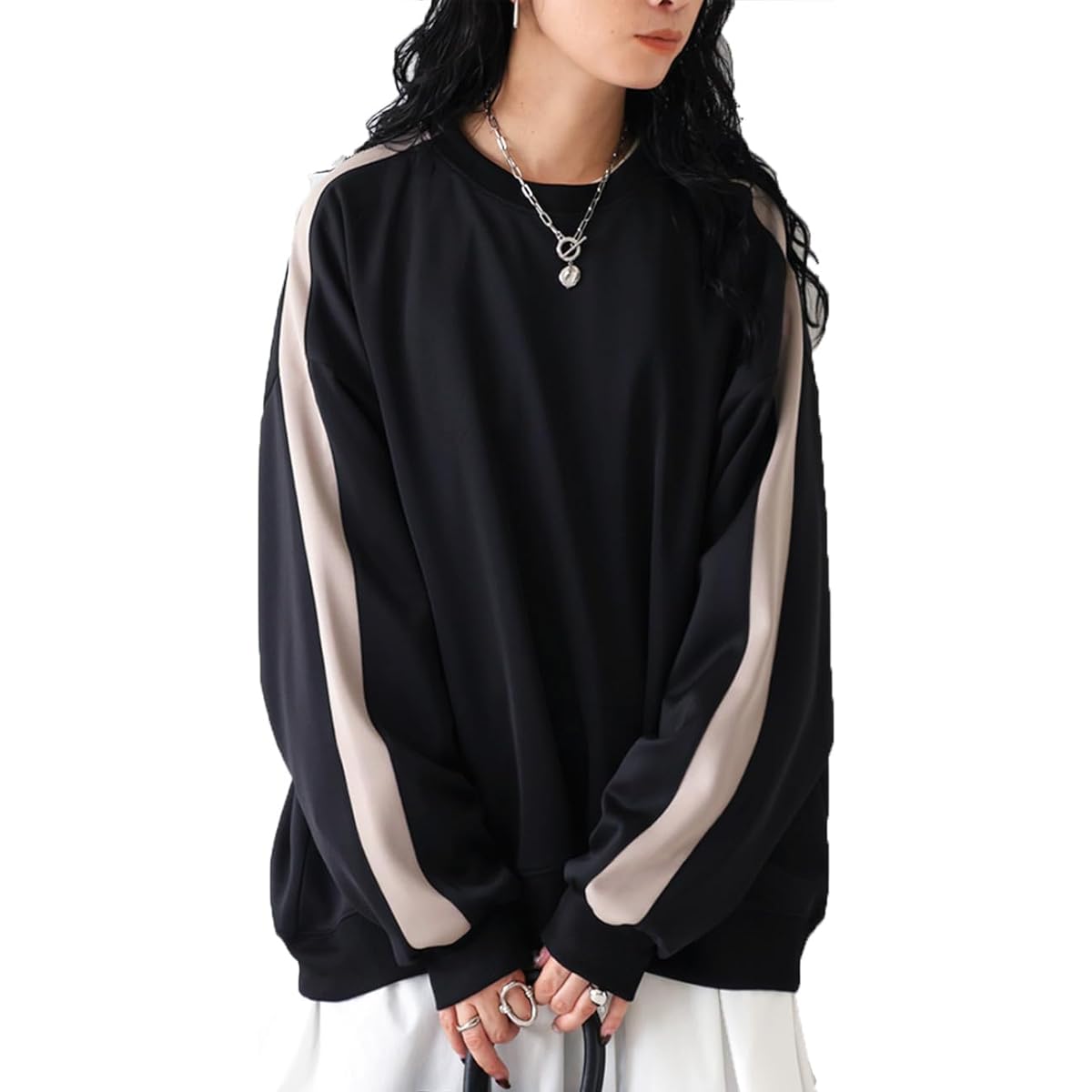 [antiqua] Jersey Pullover Sweatshirt Women's Short Length AYA-00011