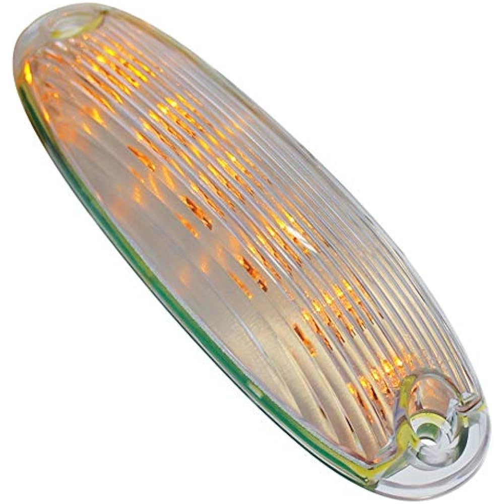 UNITED PACIFIC 6 LED cargo liner CASCADIA Cabulite -Amber LED Freat Liner/Clear Lens 37555