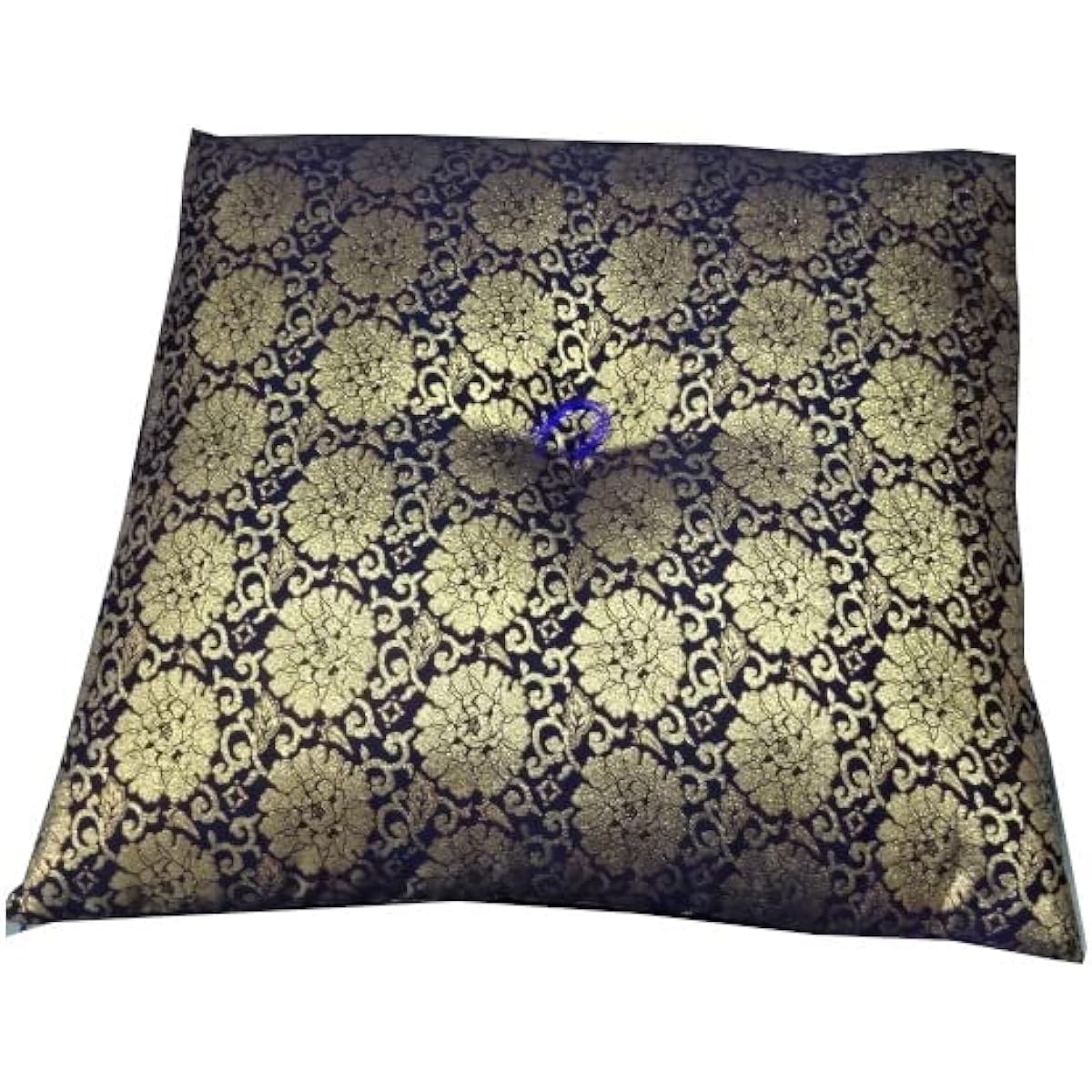 Every Bedding Factory Memorial Service Happan Gold Brocade Peony (59x63cm) Buddhist Altar Cushion Made in Japan