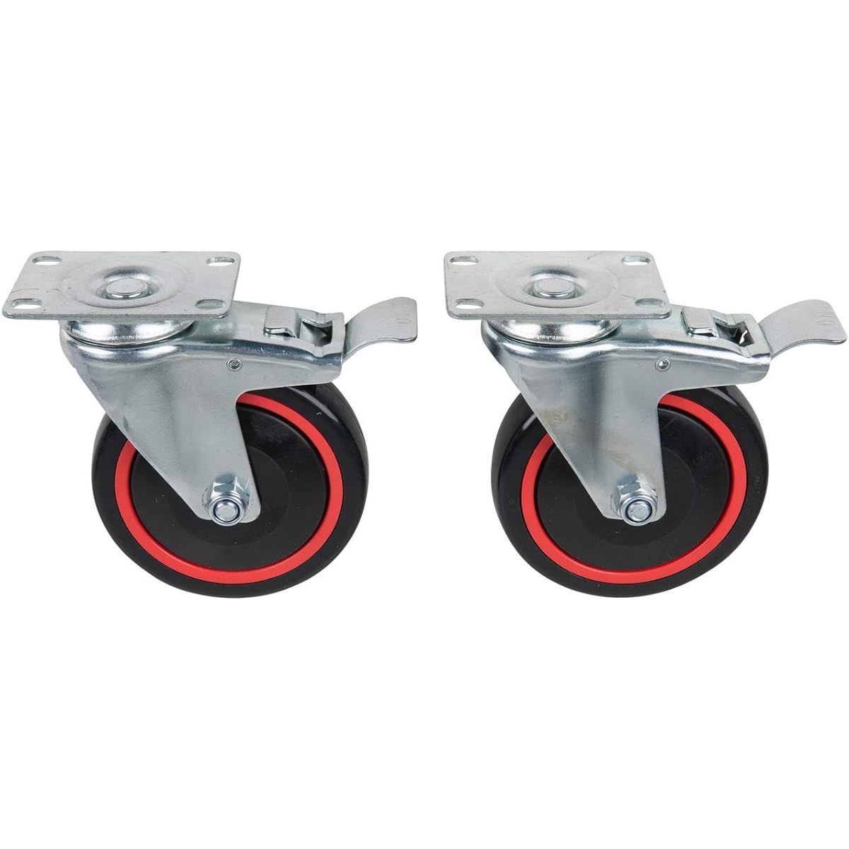 KS Tools RACINGline Swivel Caster Set with Rolling and Swivel Brake. screw 826.9505