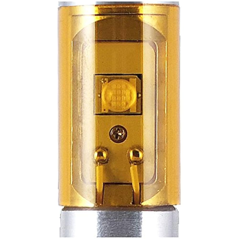 PIAA LED bulb for fog lights HB4 2800K 1800lm Compatible with vehicle inspection_Made in Japan 2 pieces 12V/16W Built-in constant current circuit Reliable manufacturer's warranty 1 year LEF101Y