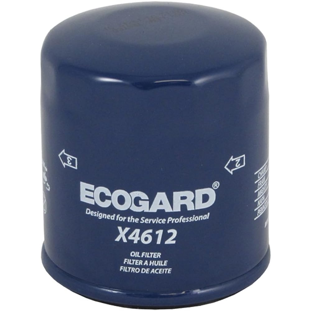 ECOGARD X4612 Premium spin-on engine oil filter conventional Nissan Ultima 2.5L 2004-2020 ROGUE 2.5L 2008-2020 Centrano 1.8L 2000-2019 Murano 3.5L 2004-2020 Compatible with Pass Finder 3.5