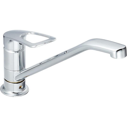 SANEI Single One Hole Mixing Faucet, Top Surface Installation, Eco Faucet, Pipe Rotation Regulation 116°, Mounting Hole Diameter Φ33-47 K87111ETJVZ-13