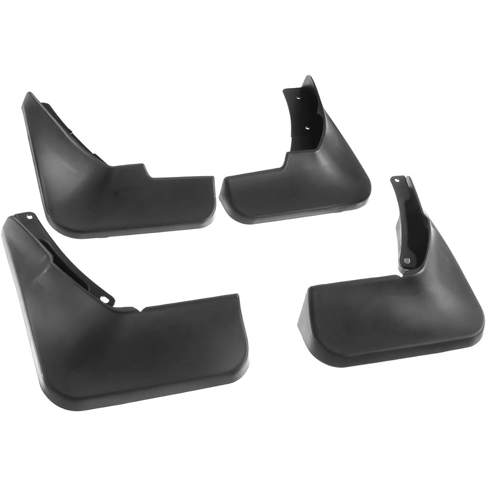A-PREMIUM Mad Flap Splash Guard Guard Mad Flap Hardwear Kit Accessories Audi A6 2012-2016 (Sedan only) Black Front and rear (driver & passenger seat side) 4 sets