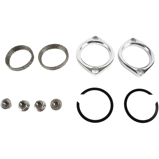 Exhaust flange gasket kit C clip nut washer HARLEY EVO SPORTSTER TWIN CAM