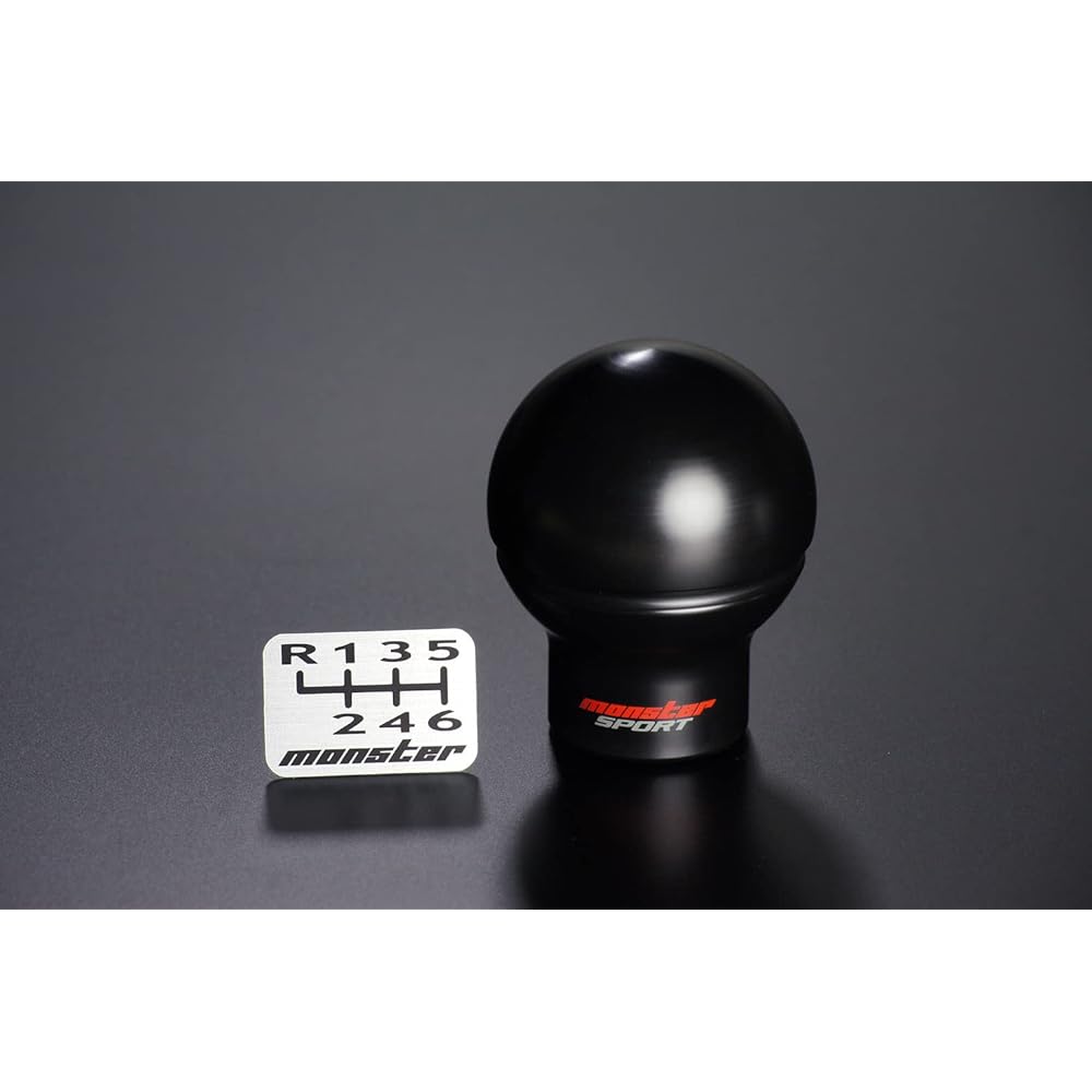 MONSTER SPORT Monster Shift Knob C Type Spherical Short Black φ=47mm h=58.5mm 86/BRZ [ZN6/ZC6] 1APN21