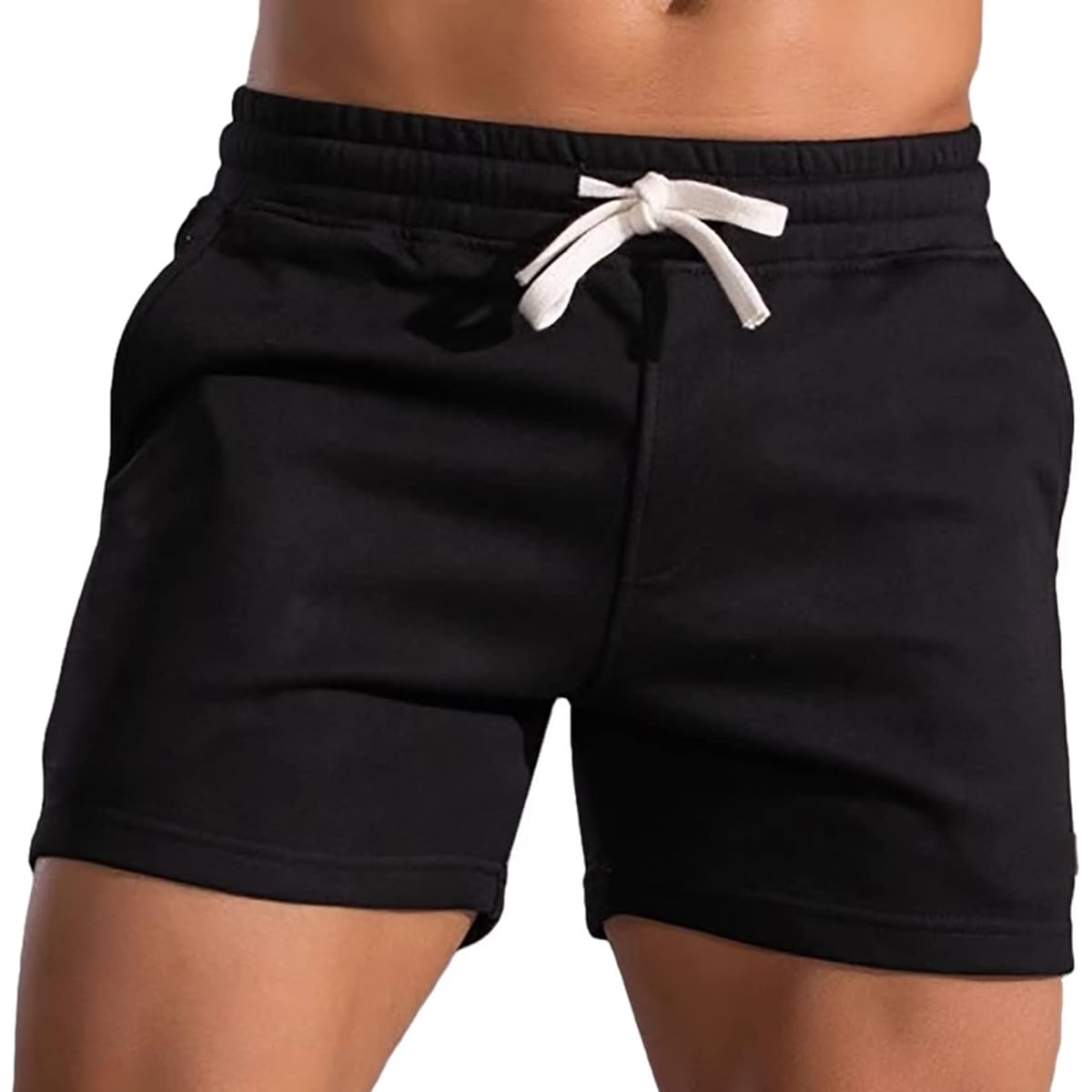 [LVFU] DK-5350 Short Pants, Men's Sweatshirt, Training Shorts, Sports, Gym Wear, Running, Large Size, Room Wear, Loungewear, Short Pants