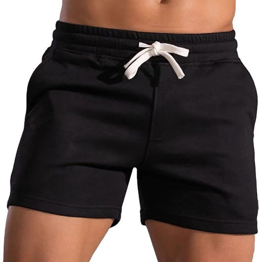 [LVFU] DK-5350 Short Pants, Men's Sweatshirt, Training Shorts, Sports, Gym Wear, Running, Large Size, Room Wear, Loungewear, Short Pants