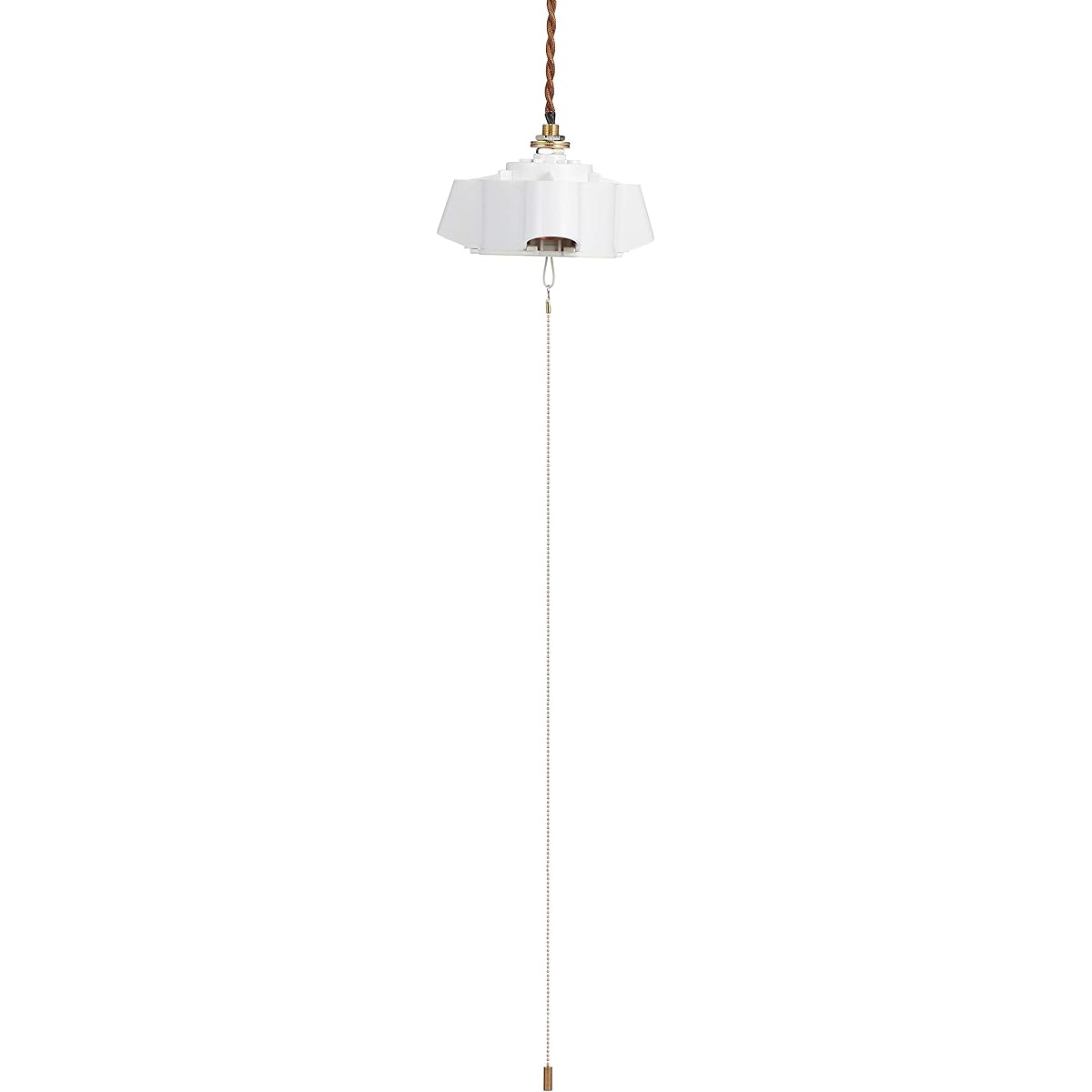 Tokyo Metal Pendant Cord Set Brown 3 Lights CKBR-3W