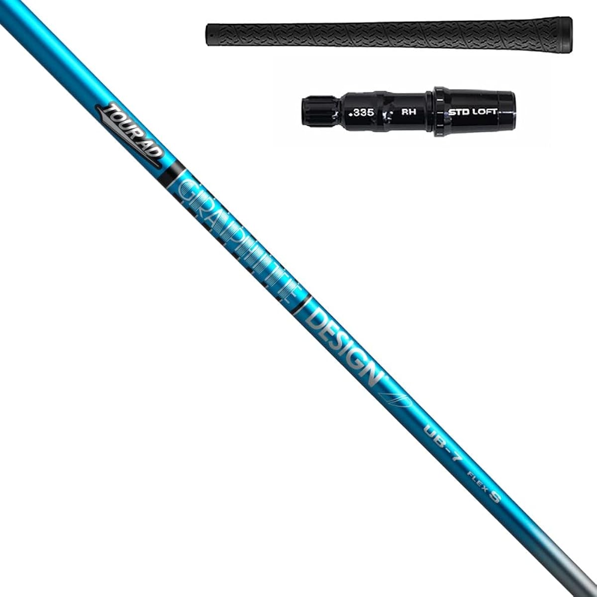 GRAPHITE DESIGN Taylor Made STELTH/SIM/M6/M5/M4 driver compatible shaft with sleeve TOUR AD UB-7 (with IOMIC grip) Blue