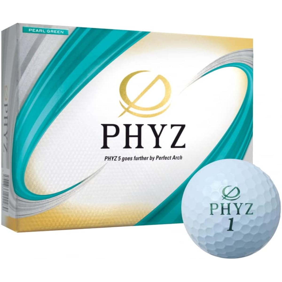 BRIDGESTONE PHYZ5 Green P9BX 1 dozen 12 balls) Golf Ball Official Ball