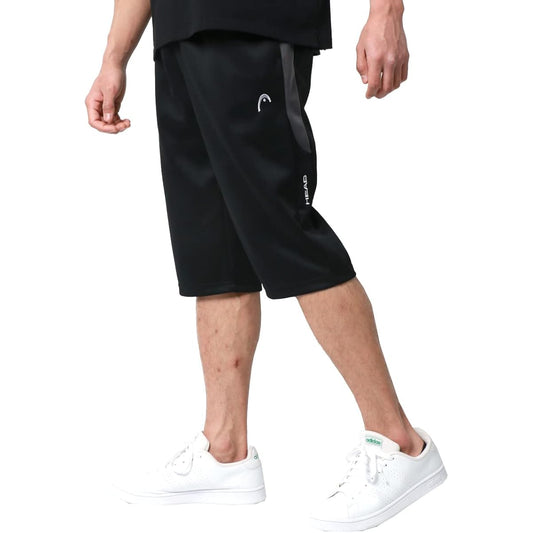 [Head] Men's Jersey, Lower 3/4 Length, Absorbent, Quick Drying, Antibacterial and Odor Resistant, Side Panel, Half Pants, Shorts, Room Wear