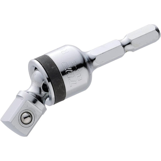 Top Industry (TOP) Universal socket adapter for electric drills, 3 arc minutes from hexagonal shank, swinging angle of 30°, swinging socket EUA-3, Tsubame-Sanjo, made in Japan