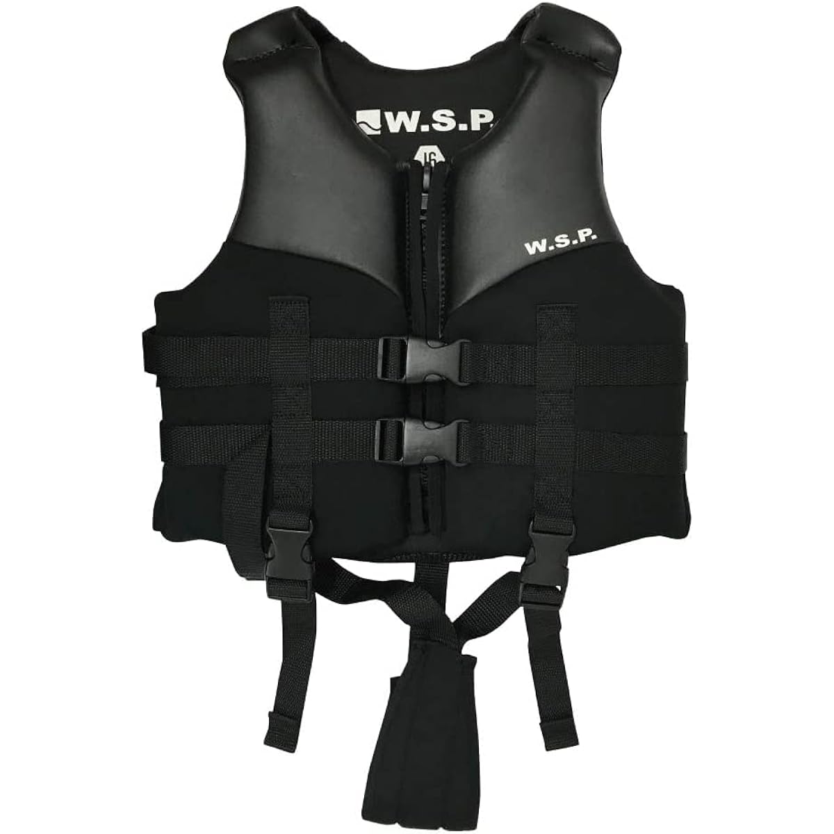 W.S.P. Floating Vest for Juniors Marine Vest for Children Swimming Aid Marine Sports BLACK