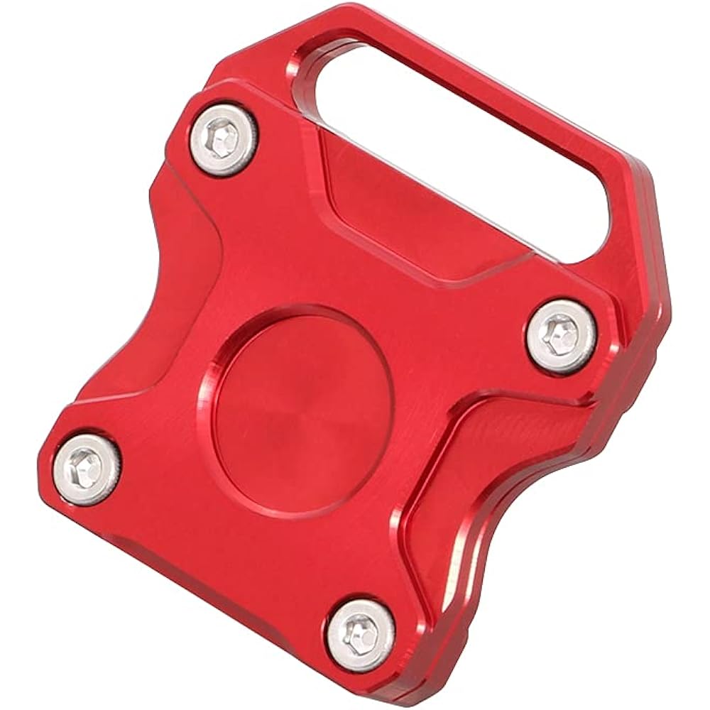 KITACO Billet Key Cover Type 3 Machined Aluminum Alumite Finish Red CT125 Hunter Cub (JA55/JA65) Monkey 125 (JB02/JB03) 000-9021320